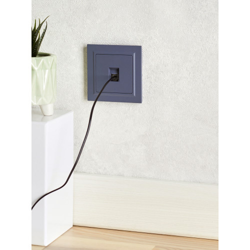 BRITE Розетка компьютерная RJ45 кат.5E РК10-БрМ маренго IEK