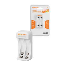 Зарядное устройство 2022 (200 mA 2 слота АА/ААА 2 кан.USB) TDM
