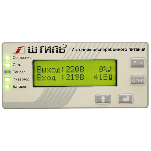 Источник бесперебойного питания Штиль SR1101SL 900Вт 1000ВА серый