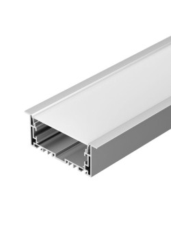 Профиль S2-LINIA94-F-2500 ANOD+OPAL с экраном алюм. Arlight 021178(1)