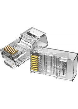 Коннектор Vention RJ45 (8p8c), cat. 6, под витую пару (10шт.) (IDDR0-10)