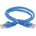 ITK RJ45(m) - RJ45(m) Cat. 6 U/UTP LSZH 3м синий