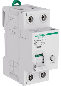 Systeme9 Выключатель дифференциального тока (ВДТ) 16A 2P 10мА Тип-AC 230В