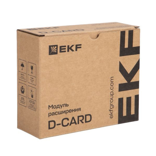 Модуль расширения дискретных сигналов GL200-DI16 D-CARD EKF Модуль расширения дискретных сигналов GL200-DI16 D-CARD EKF