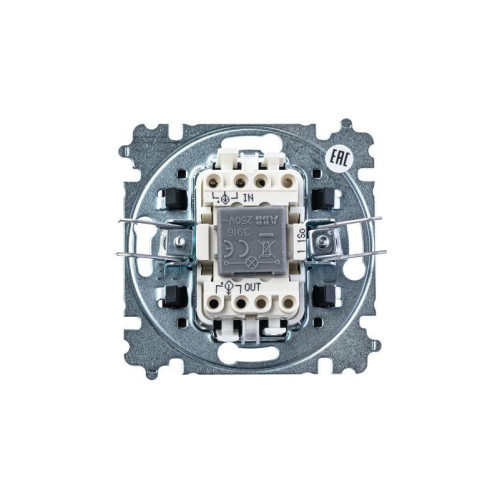 Выключатель 1-кл. СП Levit IP20 с подсветкой серебр./дым. черн. ABB 2CHH590146A6070 Выключатель 1-кл. СП Levit IP20 с подсветкой серебр./дым. черн. ABB 2CHH590146A6070