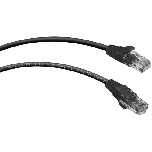 Cabeus PC-UTP-RJ45-CAT.5E-0.15M-BK