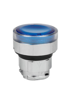 Головка кнопки OptiSignal D22 A4-PL-6 с подсветкой синяя металл ZB4BW363