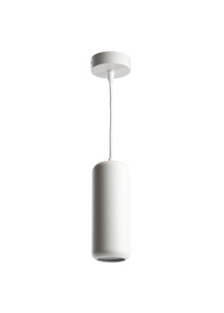 Светильник потолочный Feron HL3658 Barrel ECHO levitation  12W, 230V, GX53, белый, с антибликовой сеточкой, на подвесе 1,7 м