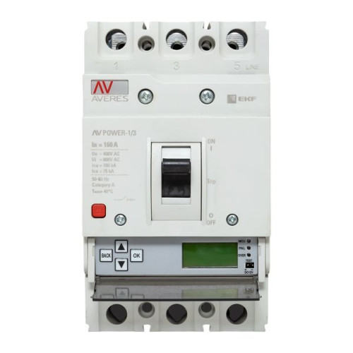 AV-POWER-1/3 160А 100кА ETU6.0 EKF AV-POWER-1/3 160А 100кА ETU6.0 EKF