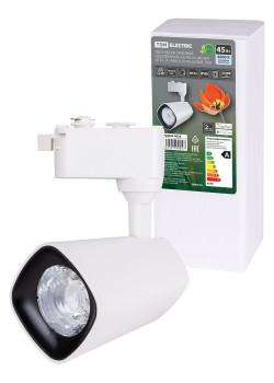 Светильник трековый однофазный LED TRL-02-045-NW 45 Вт, 24°, 4000 К, 90 Ra, белый, TDM