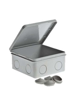 Коробка ОП Тусо распаячная 100х100х50мм откид. крышка IP54 Ruvinil 67044