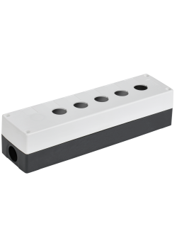 Корпус КП105(6)-Р для кнопок 5(6) мест белый IEK