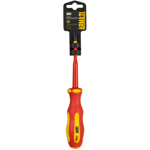 ARMA2L 5 Отвертка диэлектрическая SLIM PZ2х100 Т2 IEK ARMA2L 5 Отвертка диэлектрическая SLIM PZ2х100 Т2 IEK