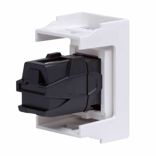 USB 2.0 розетка, ЭУИ Вива (Viva), белая, 1 мод.