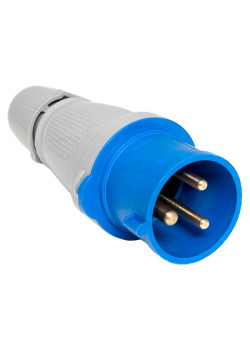 Вилка переносная 023 2Р+РЕ 32А 220В IP44 EKF PROXIMA