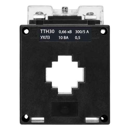 Трансформатор тока измерительный ТТН 30/300/5-10VA/0,5-Р TDM Трансформатор тока измерительный ТТН 30/300/5-10VA/0,5-Р TDM