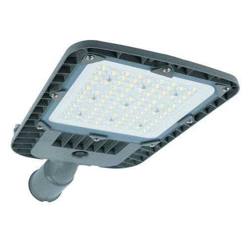 Светодиодный уличный консольный светильник Feron серии TR 100W 5000K AC90-300V, СЕРЫЙ Светодиодный уличный консольный светильник Feron серии TR 100W 5000K AC90-300V, СЕРЫЙ