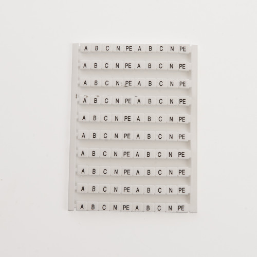 Маркеры для ЗНИ (JXB) буквы A,B,C,N,PE LD556-3 STEKKER Маркеры для ЗНИ (JXB) буквы A,B,C,N,PE LD556-3 STEKKER