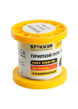 APL40-50-1 Припой ПОС-40 с канифолью в бобине 50 гр
