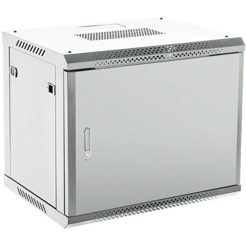 Шкаф коммутационный Rexant (04-1866-121) настенный 18U 600x600мм пер.дв.металл серый металл