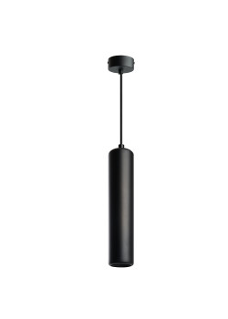 Светильник потолочный Feron ML1842 Barrel ECHO levitation MR16 35W, 230V, GU10, чёрный, с антибликовой сеточкой, на подвесе 0.9м