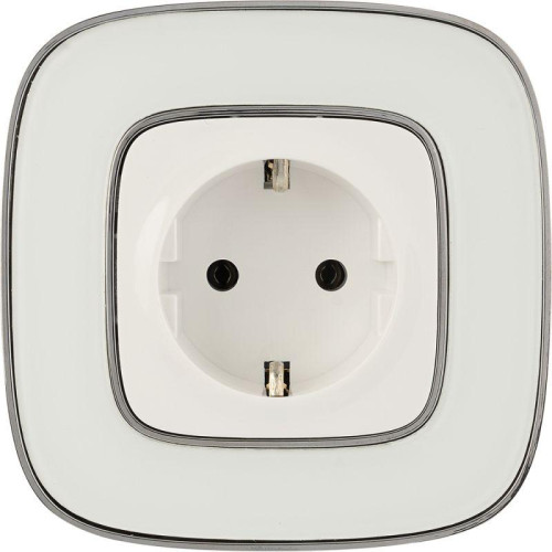 Розетка 1-м СП Valena Allure 16А IP2X 250В 2P+E безвинтов. клеммы с лицев. панелью механизм бел. Leg 753721 Розетка 1-м СП Valena Allure 16А IP2X 250В 2P+E безвинтов. клеммы с лицев. панелью механизм бел. Leg 753721