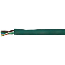 Кабель информационный Lanmaster LAN-5EUTP-HFLT-GN кат.5E UTP 4 пары 24AWG LSZH внутренний 305м зеленый