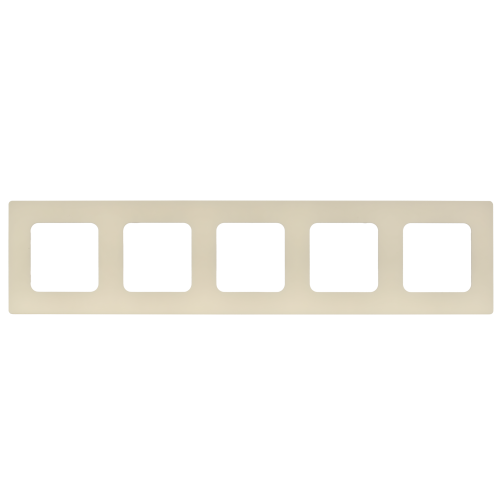 FLITE Рамка 5-местная РУ-5-К-ФлСл сливочный IEK FLITE Рамка 5-местная РУ-5-К-ФлСл сливочный IEK