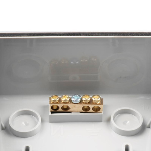 Бокс модульный накладной PDB/W 3005 GR (ЩРН-ПГ- 5) IP65 пластик. Pro JazzWay 5071964 Бокс модульный накладной PDB/W 3005 GR (ЩРН-ПГ- 5) IP65 пластик. Pro JazzWay 5071964
