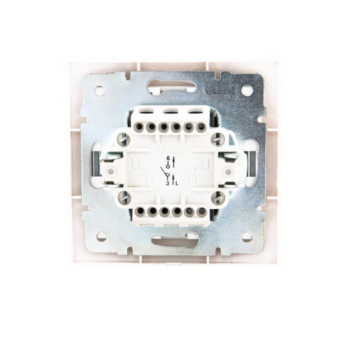 Выключатель 1-кл. СП Mira 10А IP20 с сер. вставкой бел. LEZARD 701-0215-100 Выключатель 1-кл. СП Mira 10А IP20 с сер. вставкой бел. LEZARD 701-0215-100