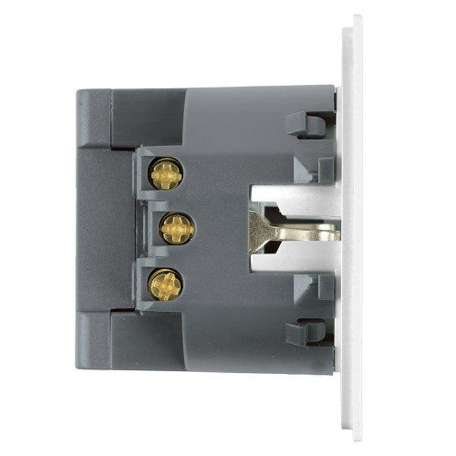 Розетка 1-местная з/ш с/з 16А + USB + Type C (механизм), STEKKER, 250В, 20W, серия Мия, RST16-3119-01, белая магнолия Розетка 1-местная з/ш с/з 16А + USB + Type C (механизм), STEKKER, 250В, 20W, серия Мия, RST16-3119-01, белая магнолия