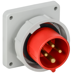 Вилка встраиваемая ССИ-3142 16А-6ч 380В 3P+PE IP67 IEK