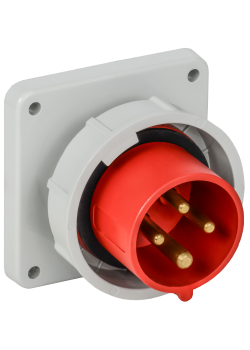 Вилка встраиваемая ССИ-3142 16А-6ч 380В 3P+PE IP67 IEK