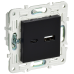 SKANDY Розетка USB A+C 18Вт SK-R13Bl черный IEK SKANDY Розетка USB A+C 18Вт SK-R13Bl черный IEK