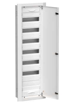 TITAN 5 Корпус металлический ЩРв-84 (1х84) 1130х365х130мм IP31 белый (одна дверь) IEK