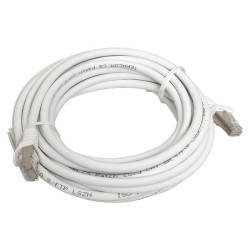 Патч-корд TERACOM CS Cat.6A экран. S/FTP LSZH белый (5,0м)