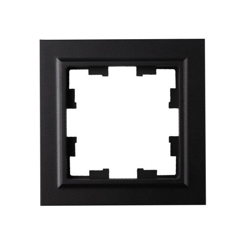BRITE Рамка 1-местная IP44 РУ-1-БрЧ-44 черный IEK
