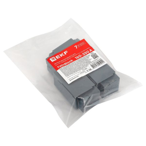 Комплект клеммных крышек (короткие) 6 шт. для рубильников TwinBlock 160-250А EKF Комплект клеммных крышек (короткие) 6 шт. для рубильников TwinBlock 160-250А EKF