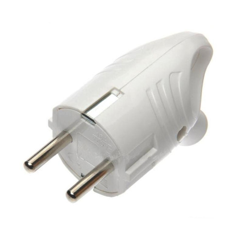 Вилка электрическая с заземл. с кольцом (ушком) 16А 250В IP20 бел. TOKOV ELECTRIC TKL-PLUZR-C01 Вилка электрическая с заземл. с кольцом (ушком) 16А 250В IP20 бел. TOKOV ELECTRIC TKL-PLUZR-C01