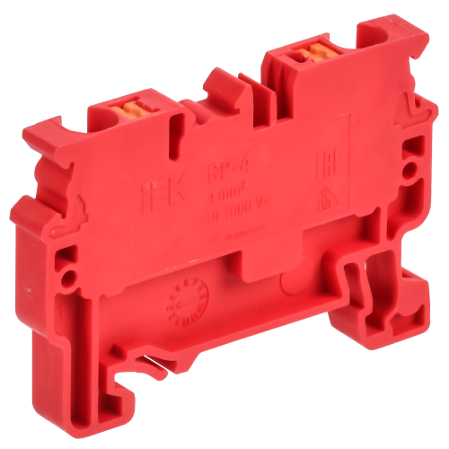 ARMAFIX Клемма пружинная Push In CP 4мм2 красная IEK ARMAFIX Клемма пружинная Push In CP 4мм2 красная IEK