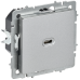 BRITE Розетка USB C 65Вт высокоскоростная зарядка РЮ12-1-БрА алюминий IEK BRITE Розетка USB C 65Вт высокоскоростная зарядка РЮ12-1-БрА алюминий IEK