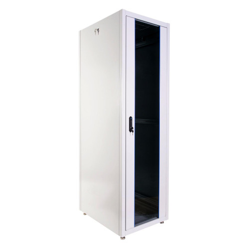 Шкаф коммутационный ЦМО (ШТК-Э-42.6.8-13АА) напольный 42U 600x800мм пер.дв.стекл металл 2 бок.пан. 710кг серый 715мм 87кг 180град. 1987мм IP20