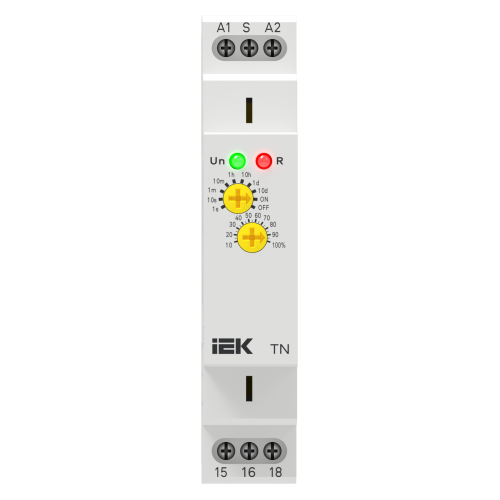 Реле задержки включения TN 1 контакт 230В AC IEK Реле задержки включения TN 1 контакт 230В AC IEK