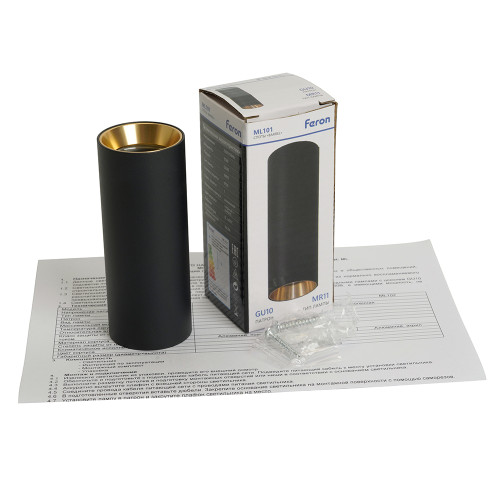 Светильник потолочный Feron ML101 Barrel MR11 GU10 35W 230V, ML101 Светильник потолочный Feron ML101 Barrel MR11 GU10 35W 230V, ML101