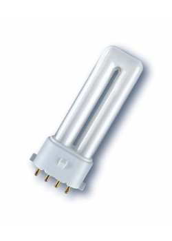 Лампа люминесцентная компакт. DULUX S/E 9W/840 2G7 OSRAM LEDVANCE 4099854123825