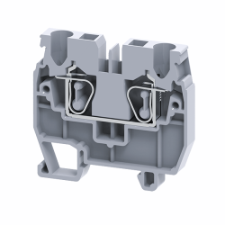 Мини-клемма проходная пружинная OptiClip CXM-2,5-I-24A-(0,2-2,5)-серый
