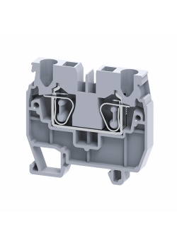 Мини-клемма проходная пружинная OptiClip CXM-2,5-I-24A-(0,2-2,5)-серый