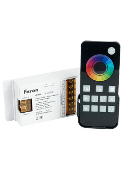 LD483 Контроллер RGB с пультом, таймером и визуализатором звука, 12-24-48V