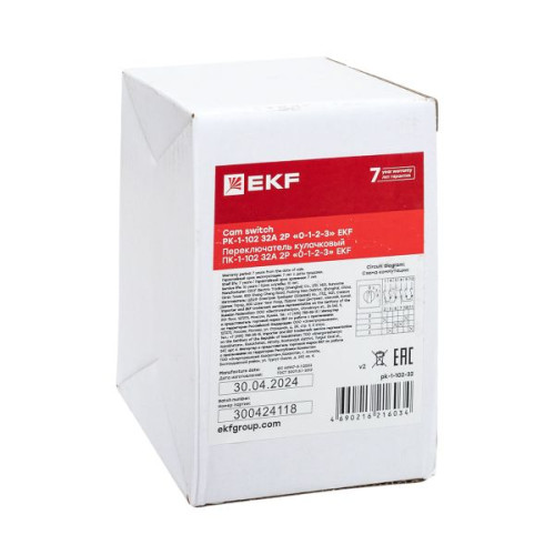 ПК-1-102 32А 2P «0-1-2-3» EKF