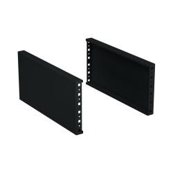 Панели цоколя для корпусов CQE & CQE N, ШхГ 300 мм, В=200 мм, RAL9005, комплект - 2 шт. RAM block